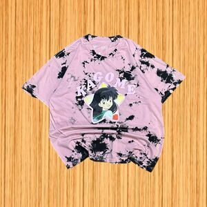 Inuyasha Kagome Tie Dye Anime Graphic T-Shirt